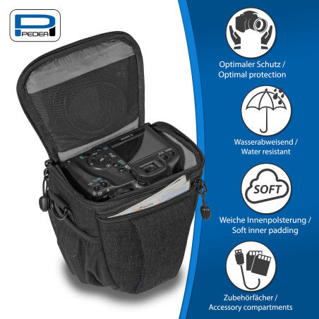 PEDEA Sac à Dos pour Appareil Photo DSLR Sac à Dos Photo Fashion pour Appareil Photo Reflex avec Protection imperméable Anti-Plu