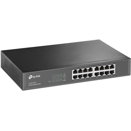 TP-Link TL-SG1016D Switch Ethernet 16 Ports Gigabit, Switch RJ45, Hub RJ45, Prévention des Boucles, Mode d'Isolement, Boitier Mé