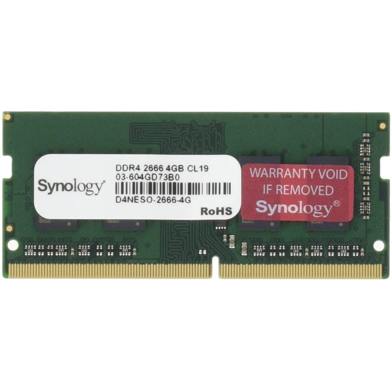 Synology 4GB D4NESO-2666-4G Non-ECC So-DIMM f DVA3219 Synology 4GB D4NESO-2666-4G Non-ECC So-DIMM f DVA3219