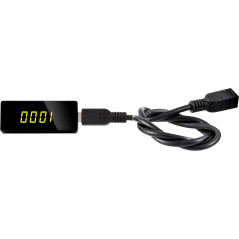 TELESTAR TELEMINI T2 IR – Récepteur DVB-T2 & DVB-C (récepteur Combo pour DVB-T2 & réception câble, Installation discrète Possibl