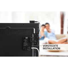 TELESTAR TELEMINI T2 IR – Récepteur DVB-T2 & DVB-C (récepteur Combo pour DVB-T2 & réception câble, Installation discrète Possibl