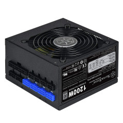 SilverStone SST-ST1200-PTS - Série Strider Platinum, 1200W 80 Plus Platine ATX Alimentation PC, bruit réduit, Ventilateur HYB 12