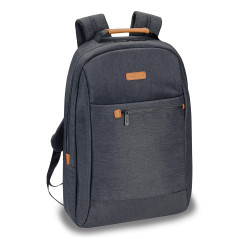 PEDEA Sac à dos professionnel pour ordinateur portable "Elegance" avec compartiment ordinateur jusqu’à 17,3 pouces (43,9 cm) et 