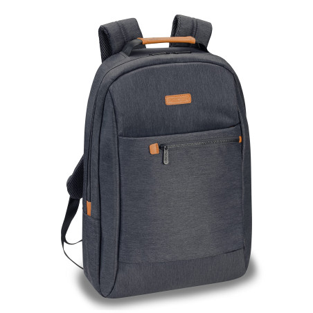 PEDEA Sac à dos professionnel pour ordinateur portable "Elegance" avec compartiment ordinateur jusqu’à 17,3 pouces (43,9 cm) et 