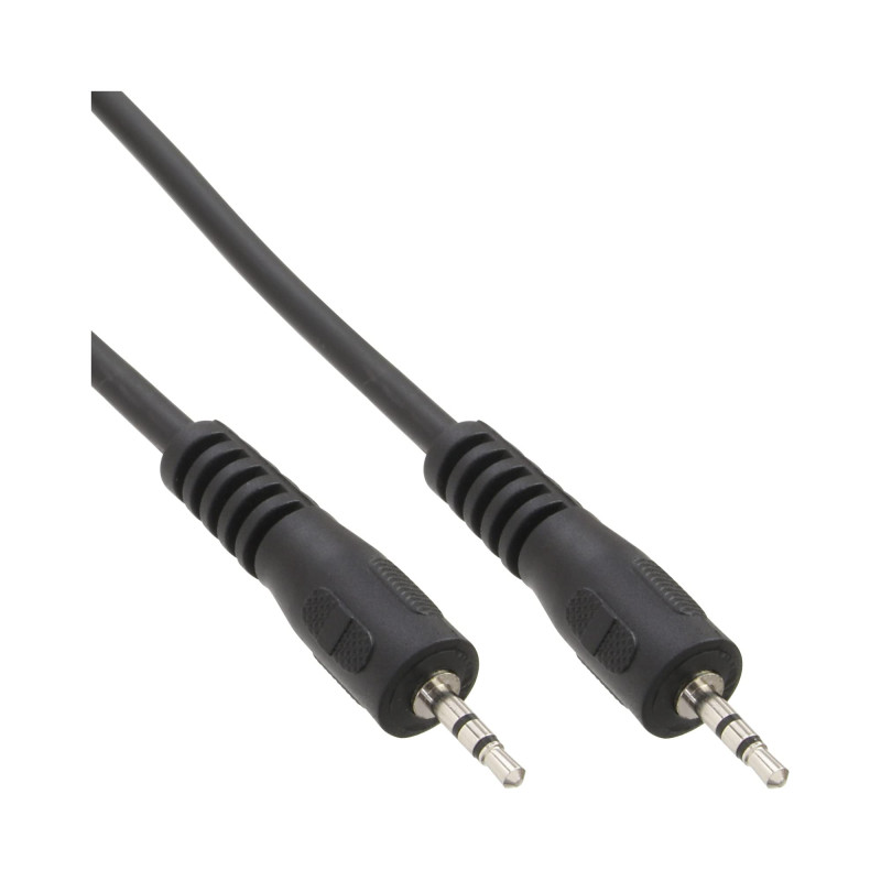InLine 55 502,2 °C câble Jack 2,5 mm stéréo mâle/mâle 2 m Noir InLine 55 502,2 °C câble Jack 2,5 mm stéréo mâle/mâle 2 m Noir