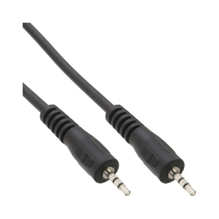 InLine 55 502,2 °C câble Jack 2,5 mm stéréo mâle/mâle 2 m Noir