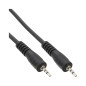 InLine 55 502,2 °C câble Jack 2,5 mm stéréo mâle/mâle 2 m Noir InLine 55 502,2 °C câble Jack 2,5 mm stéréo mâle/mâle 2 m Noir