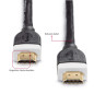 Hama Câble HDMI™ haute vitesse (3D, Full HD, 4K, Ethenet, plaque or, Double blindage, 5 m) Noir/Blanc/Dorée Hama Câble HDMI™ haute vitesse (3D, Full HD, 4K, Ethenet, plaque or, Double blindage, 5 m) Noir/Blanc/Dorée