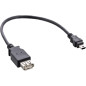 InLine USB2.0 0.2m câble USB 0,2 m Mini-USB B USB A Noir - Câbles USB (0,2 m, Mini-USB B, USB A, 2.0, Male connector / Female co InLine USB2.0 0.2m câble USB 0,2 m Mini-USB B USB A Noir - Câbles USB (0,2 m, Mini-USB B, USB A, 2.0, Male connector / Female co