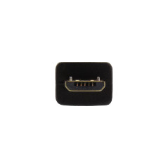 InLine Micro-USB Verl. - USB 2.0 Micro-B ST/BU - schwarz - vergoldete Kont. - 5m