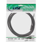 InLine Micro-USB Verl. - USB 2.0 Micro-B ST/BU - schwarz - vergoldete Kont. - 5m InLine Micro-USB Verl. - USB 2.0 Micro-B ST/BU - schwarz - vergoldete Kont. - 5m