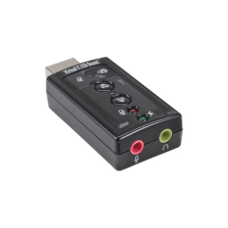 InLine 33051C Virtual 7.1 Adaptateur Audio USB Surround Sound