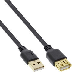 InLine 4043718178773 câble USB 5 m USB 2.0 USB A Noir