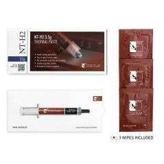 Noctua NT-H2 3.5g, Pâte Thermique pour Systèmes Informatiques avec 3 Lingettes Nettoyantes (3,5 g)