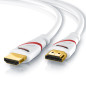 CSL - Câble HDMI 8K 4K 2.1/2.0 15m - 8K @ 60Hz 4K @ 120Hz avec DSC - 48 Gbit/s - 3D - Ultra Haute Vitesse avec Ethernet - TV Blu CSL - Câble HDMI 8K 4K 2.1/2.0 15m - 8K @ 60Hz 4K @ 120Hz avec DSC - 48 Gbit/s - 3D - Ultra Haute Vitesse avec Ethernet - TV Blu