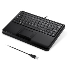 Perixx PERIBOARD-510 PLUS Clavier USB, Hub Usb