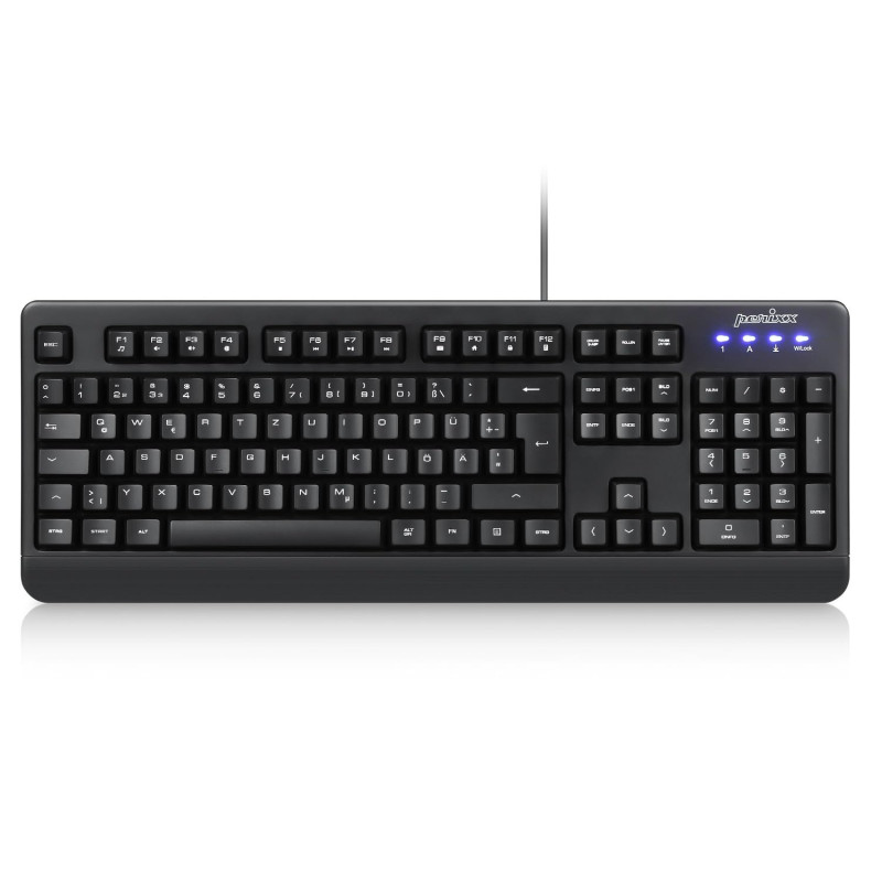 perixx Clavier USB Periboard-517 Noir Staubgeschützt, Spritzwassergeschützt perixx Clavier USB Periboard-517 Noir Staubgeschützt, Spritzwassergeschützt
