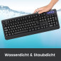 perixx Clavier USB Periboard-517 Noir Staubgeschützt, Spritzwassergeschützt perixx Clavier USB Periboard-517 Noir Staubgeschützt, Spritzwassergeschützt