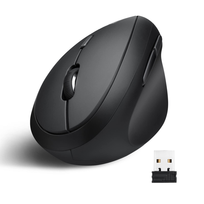 Perixx PERIMICE-719, Souris Ergonomique Verticale sans Fil pour Droitiers - Petite Taille 105x67x58 mm Perixx PERIMICE-719, Souris Ergonomique Verticale sans Fil pour Droitiers - Petite Taille 105x67x58 mm