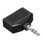 Hama 43353H Connectique Adaptateur 2 jacks femelles stéréo 3,5mm/1 jack mâle stéréo 3,5mm Hama 43353H Connectique Adaptateur 2 jacks femelles stéréo 3,5mm/1 jack mâle stéréo 3,5mm