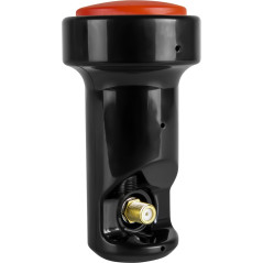 Megasat Diavolo Single LNB – LNB Universel (adapté pour 1 utilisateur, connecteurs F dorés, pour Les exigences Les Plus élevées,