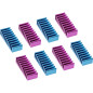 InLine 33955G8 Lot de 2 ailettes de Refroidissement Autocollantes Bleu Violet InLine 33955G8 Lot de 2 ailettes de Refroidissement Autocollantes Bleu Violet