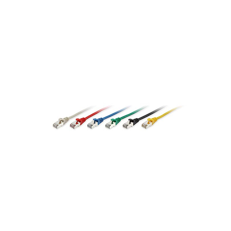 Equip Câble réseau S/FTP RJ-45 Cat. 6 15 mètres Mâle/Mâle (Gris) Equip Câble réseau S/FTP RJ-45 Cat. 6 15 mètres Mâle/Mâle (Gris)