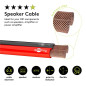 Wentronic LSK 2X0,75 Câble enceinte Bobine de 100 m Profil 2x 0,75 mm² Rouge/noir (Import Allemagne) Wentronic LSK 2X0,75 Câble enceinte Bobine de 100 m Profil 2x 0,75 mm² Rouge/noir (Import Allemagne)