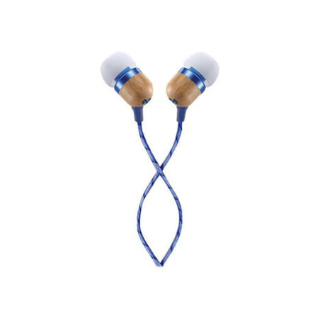 The House of Marley Smile Jamaica Écouteurs Intra-auriculaires, Bouton de Contrôle du Microphone, Driver 9,2mm Anti-Bruit, 2 Tai