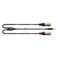 Cordial Câble 3,5 st / 2x XLR mâle 3 m CFY 3 WMM - Câble d'Insertion
