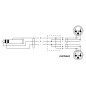 Cordial Câble 3,5 st / 2x XLR mâle 3 m CFY 3 WMM - Câble d'Insertion