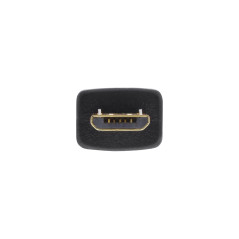InLine 31705F câble USB 0,5 m USB A Micro-USB B Noir - Câbles USB (0,5 m, USB A, Micro-USB B, 2.0, Male connector / Male connect