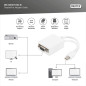 DIGITUS Adaptateur Graphique Mini DisplayPort, mDP vers VGA, Full HD 60Hz, 1920 x 1080 Pixels, Blanc DIGITUS Adaptateur Graphique Mini DisplayPort, mDP vers VGA, Full HD 60Hz, 1920 x 1080 Pixels, Blanc