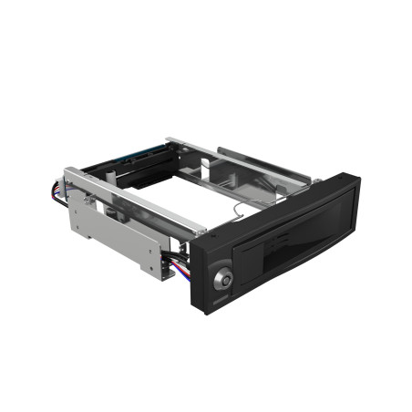 ICY BOX 3 Boîtier de Rechange pour Disque Dur 5,25" avec Interrupteur d'alimentation et Verrouillage à Chaud et LED SATA III Noi