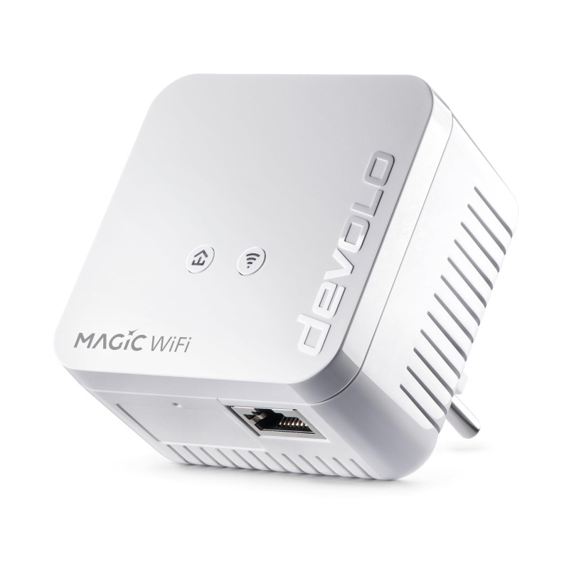 Devolo Magic 1 Wifi Mini : Adaptateur CPL compact, idéal pour le télétravail et le streaming Blanc Magic 1 mini | 1200 mbps Devolo Magic 1 Wifi Mini : Adaptateur CPL compact, idéal pour le télétravail et le streaming Blanc Magic 1 mini | 1200 mbps