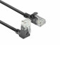 ACT Câble réseau CAT6A coudé à 90° vers le haut, câble LAN U/UTP LSZH fin 3,6 mm, câble Ethernet flexible avec fiche RJ45, pour ACT Câble réseau CAT6A coudé à 90° vers le haut, câble LAN U/UTP LSZH fin 3,6 mm, câble Ethernet flexible avec fiche RJ45, pour
