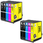 Happy Printer 10 XL Cartouches d'encre Compatible avec Epson 29XL pour XP235 XP240 XP245 XP247 XP255 XP257 XP330 XP332 XP335 XP3