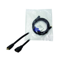 LogiLink CU0124 Rallonge USB 2.0 Micro-B Noir 3 m
