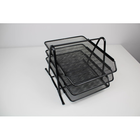 Wedo Office 065801 Corbeille à courrier Noir