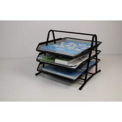 Wedo Office 065801 Corbeille à courrier Noir