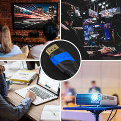 KabelDirekt – Câble HDMI 8K / 4K – 5m et autres longueurs (0,15m à 22,5m) – Câble HDMI conçu en Allemagne – 10K/8K@60Hz/4K@120Hz