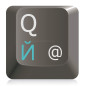Keyboard Sticker Russe [Bleu Clair - 11x13mm] Lettres cyrilliques Clavier Autocollant