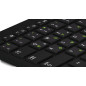 Russie Clavier Autocollant [Vert Clair - 11x13mm] Autocollant Clavier Russe pour Ordinateur Portable
