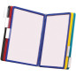 DURABLE - Support mural VARIO - Porte vue A4 - 10 pochettes - Protège document A4 - Support de présentation - Multicolore - 1 pi