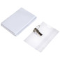 Veloflex Badge porte-nom 60 x 90 mm Pince + épingle Lot de 25 (Import Allemagne) Veloflex Badge porte-nom 60 x 90 mm Pince + épingle Lot de 25 (Import Allemagne)