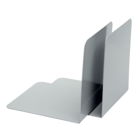 Alco-Albert Lot de 2 serre-livres en métal 130 x 140 x 140 mm (Gris) (Import Allemagne)