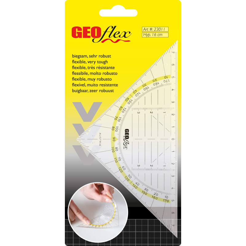 Aristo Geo Flex / AR23011 Rapporteur Lot de 10 (Import Allemagne)