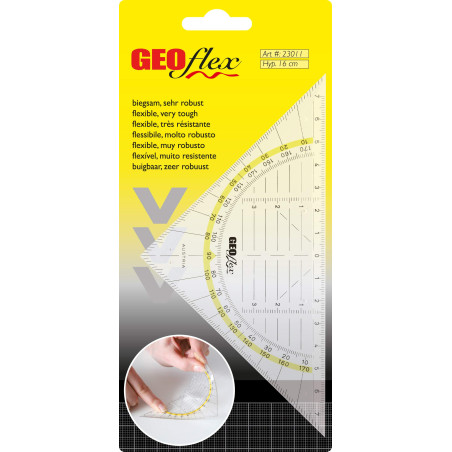 Aristo Geo Flex / AR23011 Rapporteur Lot de 10 (Import Allemagne)