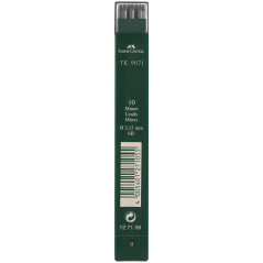 FABER-CASTELL 127106 - Mines à ressort TK 9071, 10 mines de rechange, épaisseur de mine: 3,15 mm, degré de dureté: 6B