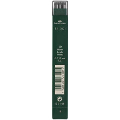 FABER-CASTELL 127106 - Mines à ressort TK 9071, 10 mines de rechange, épaisseur de mine: 3,15 mm, degré de dureté: 6B